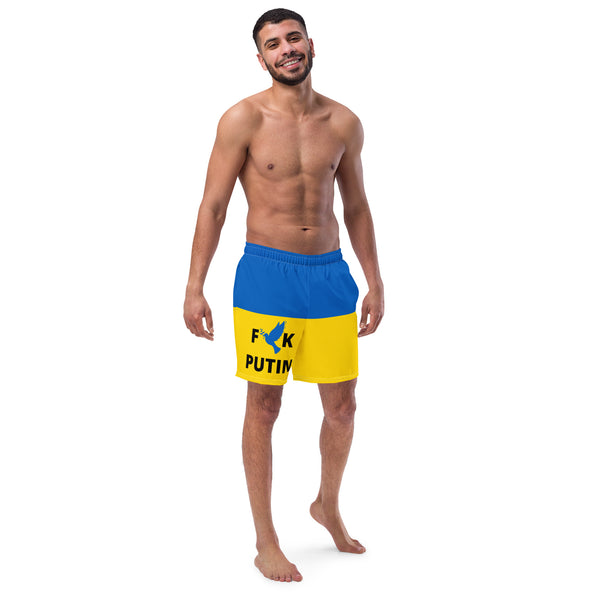 'FUCK PUTIN' Men's Swim Trunks