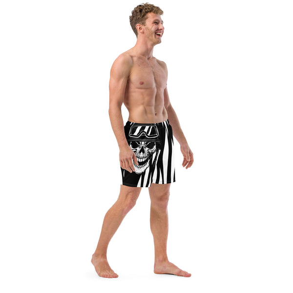 'War Skull' Swim Trunks