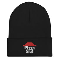 'Pizza Slut' Cuffed Beanie