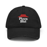 Distressed 'Pizza Slut' Hat