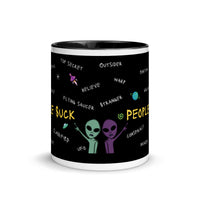 'People Suck' Mug with Color Inside