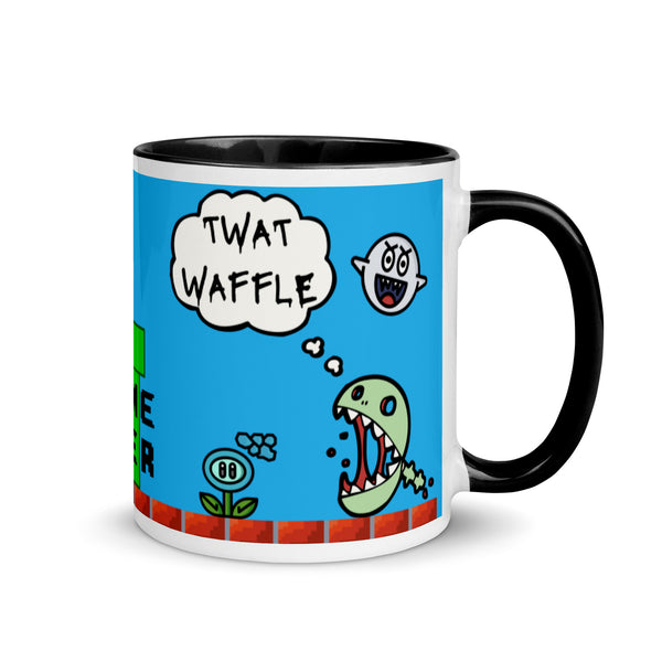 'Twat Waffle Cunt Nugget' Mug with Color Inside