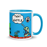'Twat Waffle Cunt Nugget' Mug with Color Inside