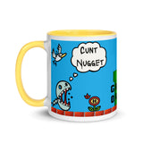 'Twat Waffle Cunt Nugget' Mug with Color Inside