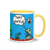 'Twat Waffle Cunt Nugget' Mug with Color Inside
