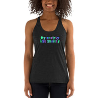 Women's 'My Anxiety Has Anxiety' Super Soft Racerback Tank