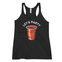 'Let's Party' Women's Racerback Tank