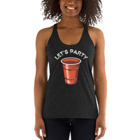 'Let's Party' Women's Racerback Tank