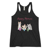 'Happy Meower' Women's Racerback Tank