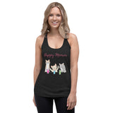 'Happy Meower' Women's Racerback Tank