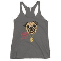 'Pug Life' Women's Racerback Tank