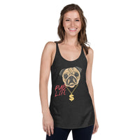 'Pug Life' Women's Racerback Tank