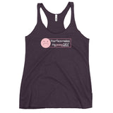 'Your Face Makes My Pussy Dry' Women's Racerback Tank